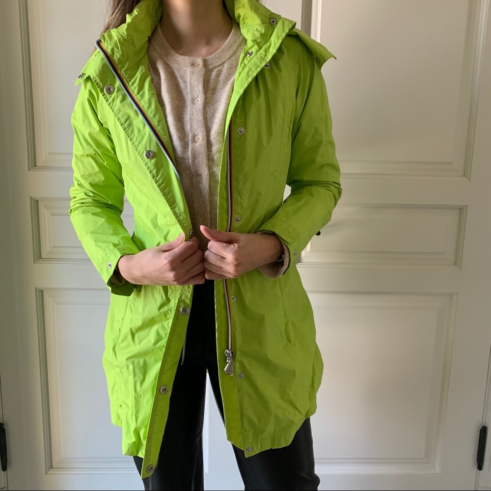 Green K-Way Rain Jacket - Picture 2 of 8